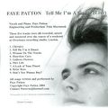 Faye Patton - Tell Me I'm A Sinner (Live) - Back